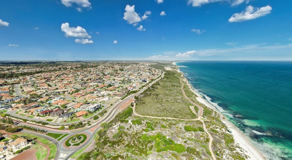 Virtual tour of Joondalup in Perth north.