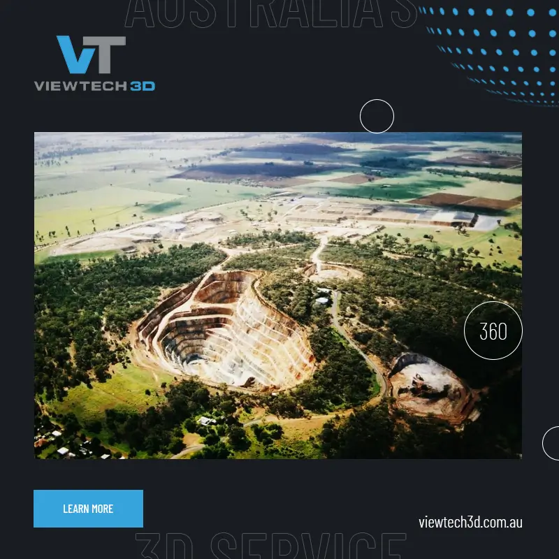 Accurate aerial mine serveying laser scanning virtual tour mapping by drone services for Australian mine sites.